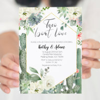 Cactus Taco sur l'amour COUPLES DOUCHE Invitation