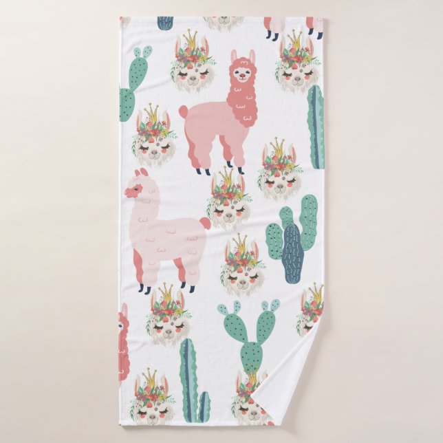 Cactus vert (Serviette de bain)