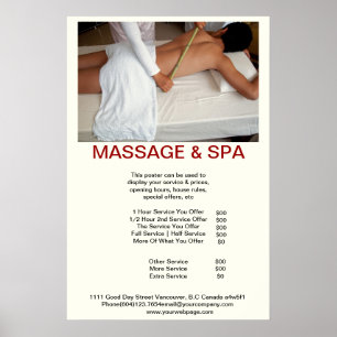 Cadaverine Spa Massage Beauté Salon poster
