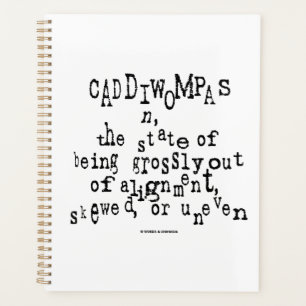 Caddiwompas Noun Définition État Grossement Inégal