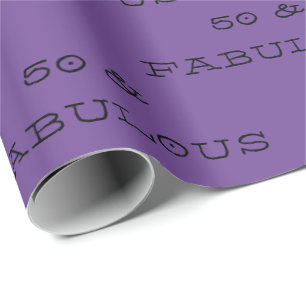 Cadeau 50 & Fabuleux Anniversaire de papier noir