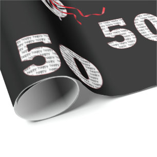 Cadeau 50e Anniversaire Bouquet Bouquet Papier d'envelopp
