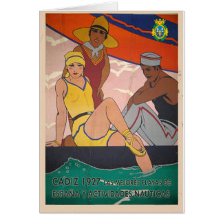 Cadeau Affiche Cadix Vintage Tourisme