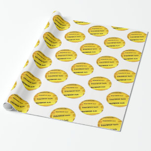 Cadeau Agent d'assurance de papier d'emballage