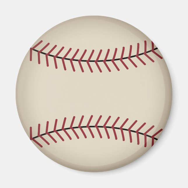 Cadeau aimant baseball vintage (Devant)