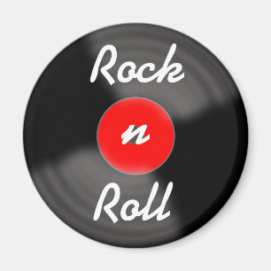 Cadeau aimant disque vinyle rétro