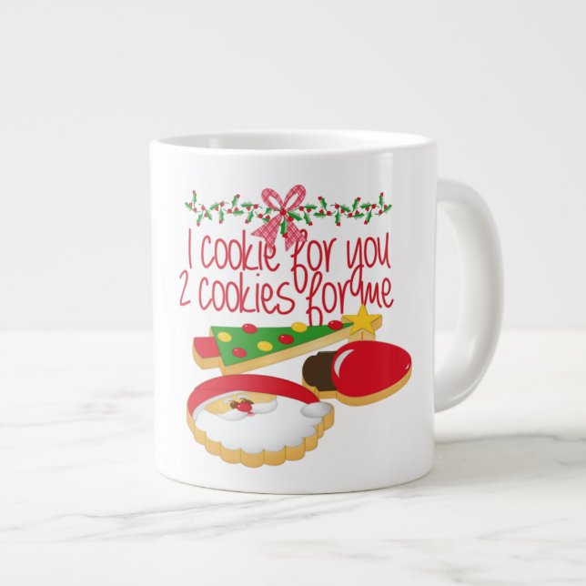 Cadeau (ajoutez vos bonbons) Jumbo Mug (Devant droit)