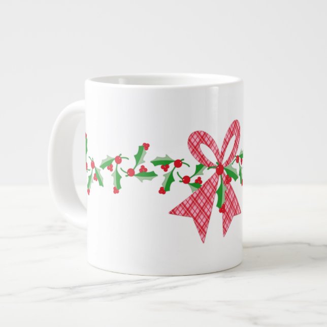 Cadeau (ajoutez vos petits trucs)  Mug géant (Devant gauche)