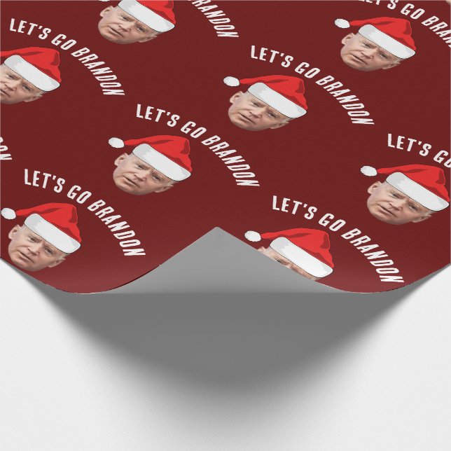 CADEAU ALLONS BRANDON BIDEN CHRISTMAS WRAPPING PAPIER (Coin)