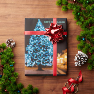 CADEAU ALLONS BRANDON CHRISTMAS TREE WRAPPING PAPIER