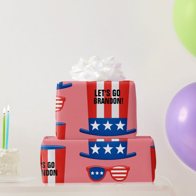 CADEAU ALLONS BRANDON ! PATRIOTIQUE PAPIER (Cadeaux de fête)