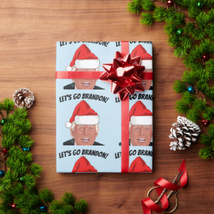 CADEAU ALLONS BRANDON ! TRUMP PAPIER DE RÉSERVATION DE NO