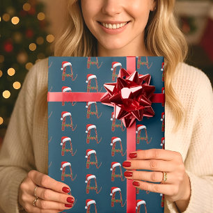 Cadeau Alphabet de Noël moderne Un papier d'enveloppement