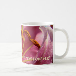 CADEAU AMIS POUR TOUJOURS Tasse à café Fleurs de L