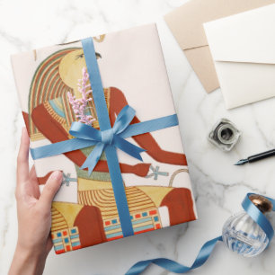 Cadeau Ancien papier motif d'art égyptien