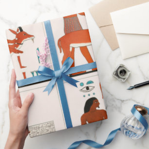 Cadeau Ancien papier motif d'art égyptien