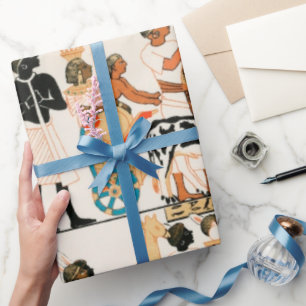 Cadeau Ancien papier motif d'art égyptien