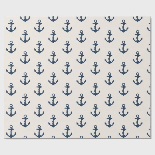Cadeau Ancres de papier d'emballage pesé (Plat)