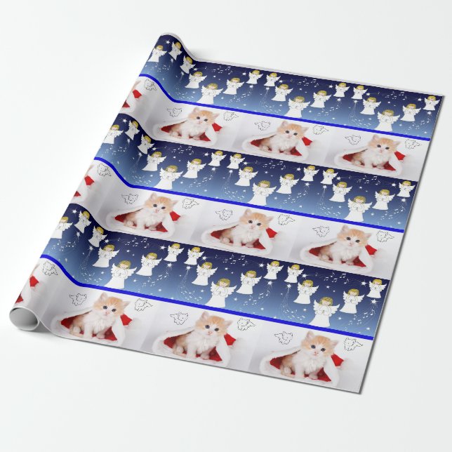 Cadeau Ange Papier à enveloppement Noël (Déroulé)