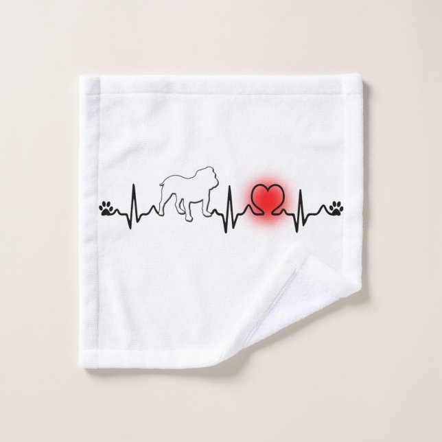 Cadeau anglais de serviettes de salle de bains de (Gant de toilette)