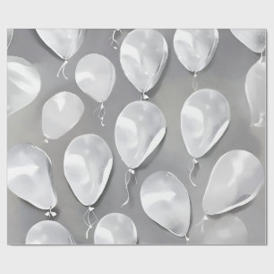 Cadeau Aquarelle AI Art Ballons Papier à enveloppement ar