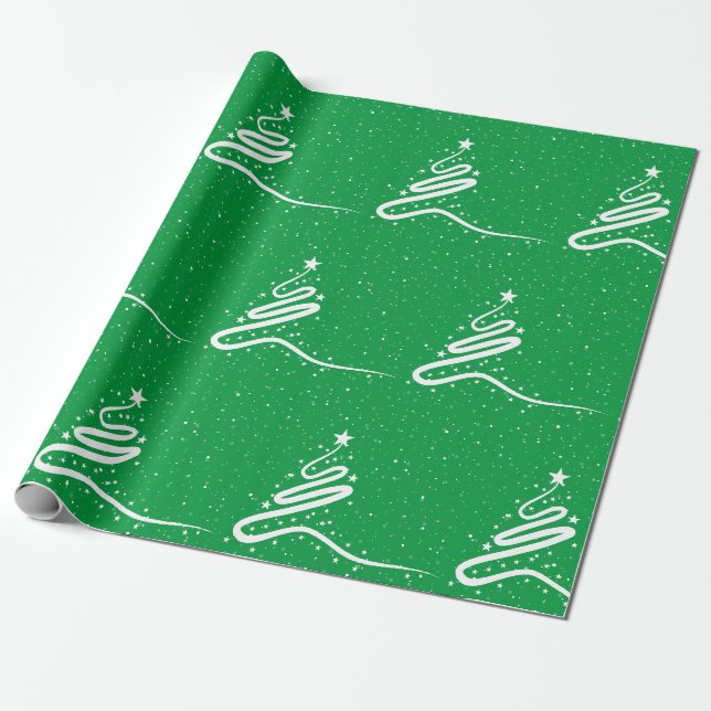 Cadeau Arbre de Noël et papier d'enneigement (Déroulé)