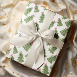 Cadeau Arbre de Noël & Papier d'enveloppement de Noël Pin