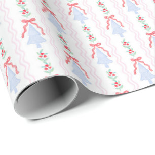 Cadeau Arbres de Noël Papier d'enveloppement de Noël