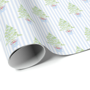 Cadeau Arbres de Noël Papier d'enveloppement de Noël