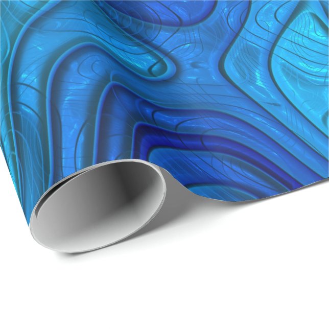 Cadeau Art Abstrait 127 Papier d'enveloppement (Coin rond)