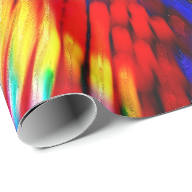 Cadeau Art Abstrait 69 Papier d'enveloppement (Coin rond)