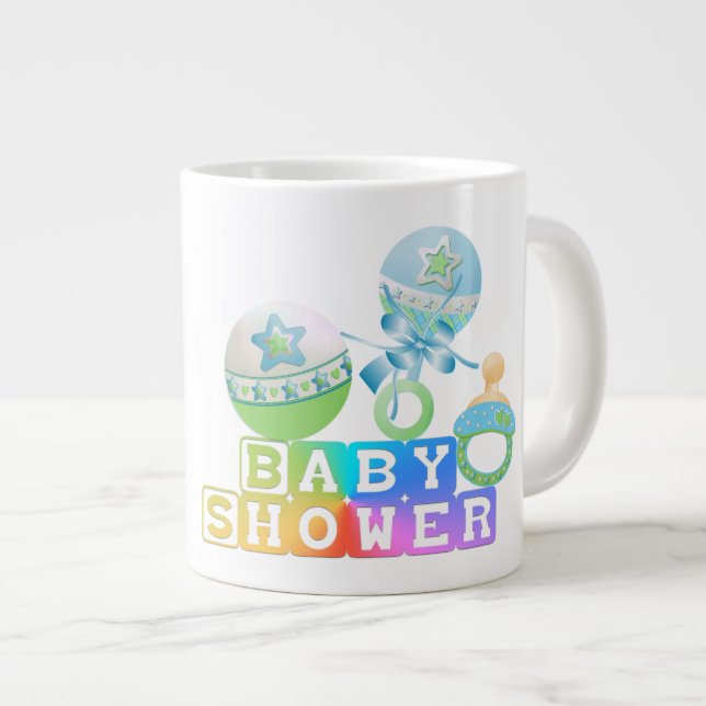 Cadeau baby shower - Jumbo Mug (Devant droit)