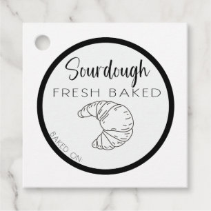 Cadeau BALISES DE CROISSANT SOURDOUGH, étiquettes de boul