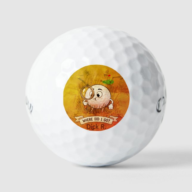 Cadeau Balle de Golf Perdue - Drôles Balles Callaw (Recto)