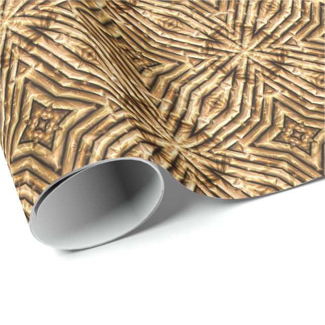 Cadeau Bambou Art 2A Papier à envelopper (Coin rond)