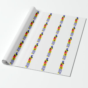 Cadeau Bateaux classiques : papier d'emballage Albin 25