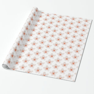 Cadeau Beau papier d'enveloppement floral