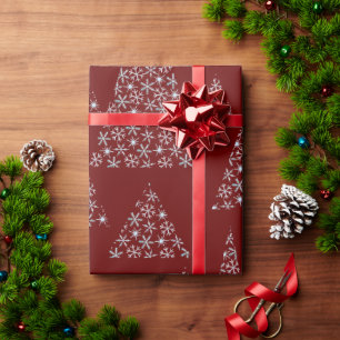 Cadeau Beau papier traditionnel d'enveloppement de Noël