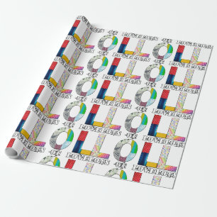 Cadeau Beaucoup de papier d'enveloppement d'amour