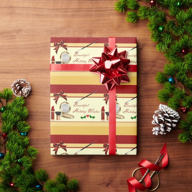 Cadeau Beaux voeux de vacances Papier maquillage (Cadeau de vacances)