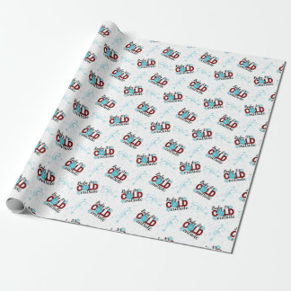 Cadeau Bébé c'est froid papier d'emballage extérieur
