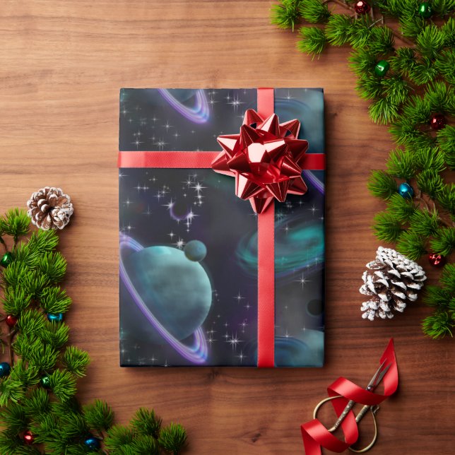 Cadeau Bienvenue dans mon monde papier d'emballage (Cadeau de vacances)