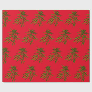 Cadeau Big Green Buds sur papier d'emballage personnalisé