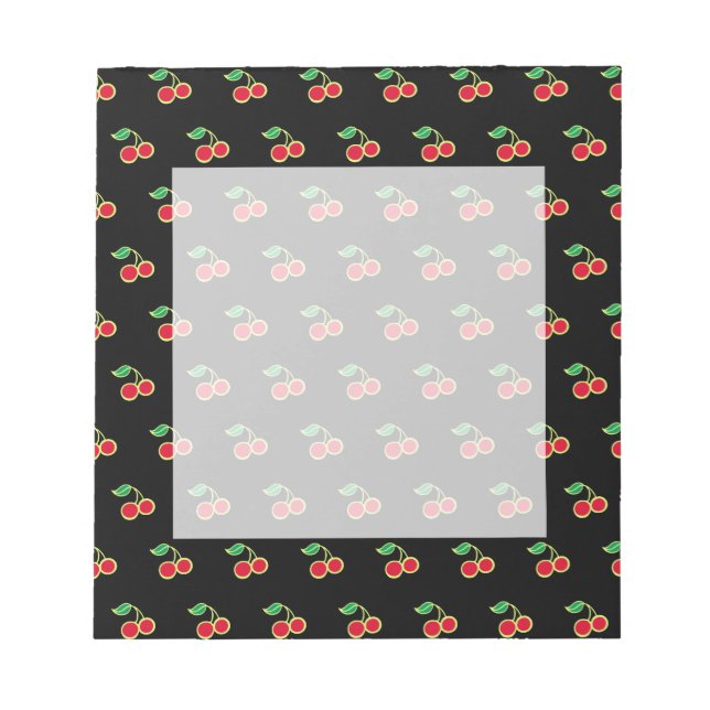 Cadeau Bloc-Notes Cuisine Rétro Cerise (Devant)