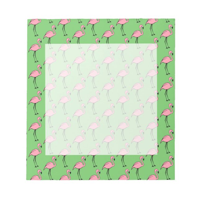 Cadeau Bloc-notes Flamant rose rose (Devant)