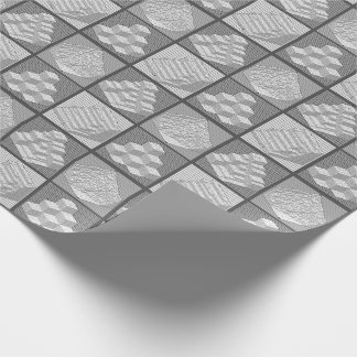 Cadeau Blocs Papier d'enrobage de puzzle Maze