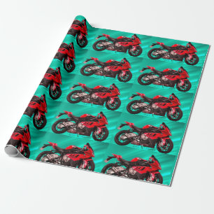 Cadeau BMW Motorcycle pour papier enveloppant mat
