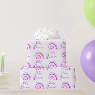 Cadeau Boho Chic violet arc-en-ciel Motif papier d'envelo