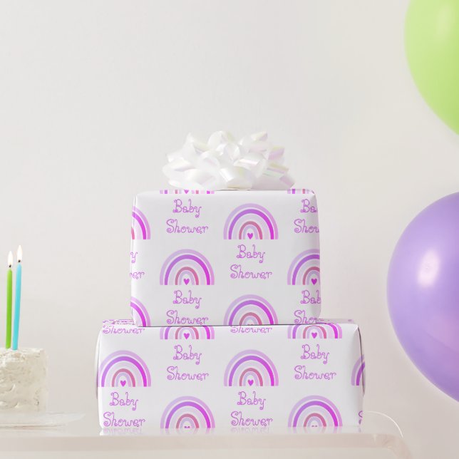 Cadeau Boho Chic violet arc-en-ciel Motif papier d'envelo (Cadeaux de fête)