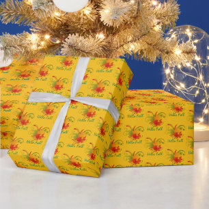 Cadeau Bonjour Papier à emballer pour Thanksgiving d'auto